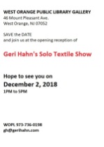 Geri Hahn Art Show 12 2 2018